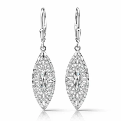 SREBRNE NAUŠNICE DESIGNER CRUF - Affinity Silver 