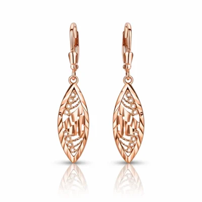 Srebrne naušnice Rosa - Affinity Silver 