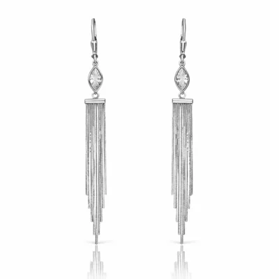 Srebrne naušnice Josefina - Affinity Silver 