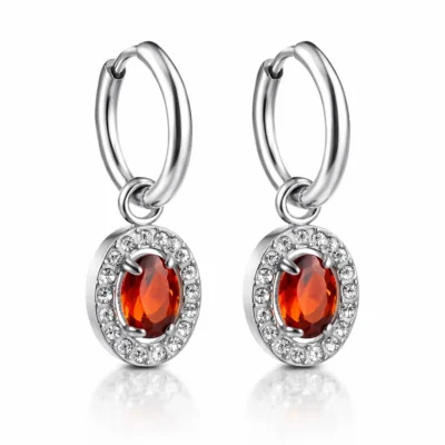 Naušnice od čelika Alondra - Affinity Silver 