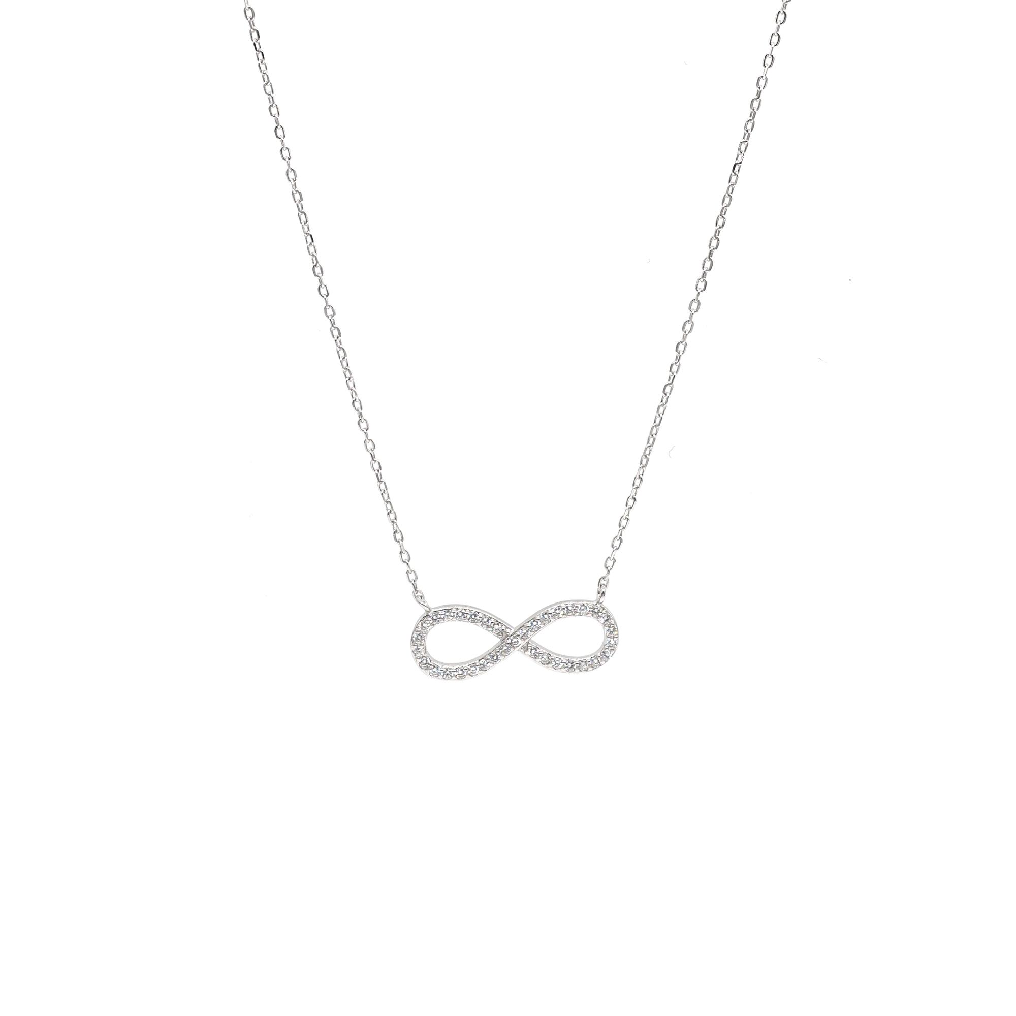 Srebrna ogrlica - Infinity Uvelina