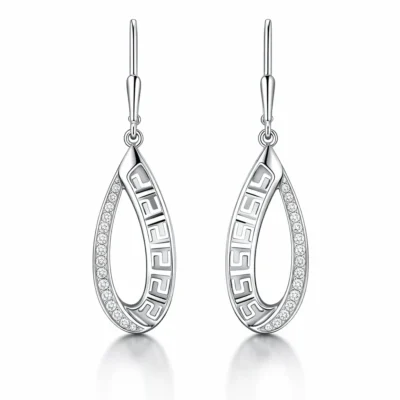 Srebrne naušnice Angeles - Affinity Silver 