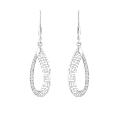 Srebrne naušnice Angeles - Affinity Silver