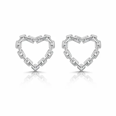 Srebrne naušnice Elysia - Affinity Silver 
