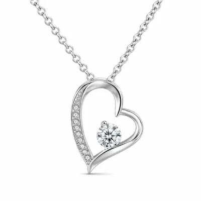 Srebrna ogrlica Endless Heart - Affinity Silver 