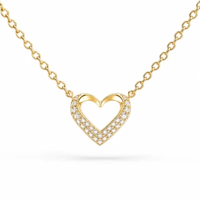 Srebrna ogrlica Golden Aveline - Affinity Silver 