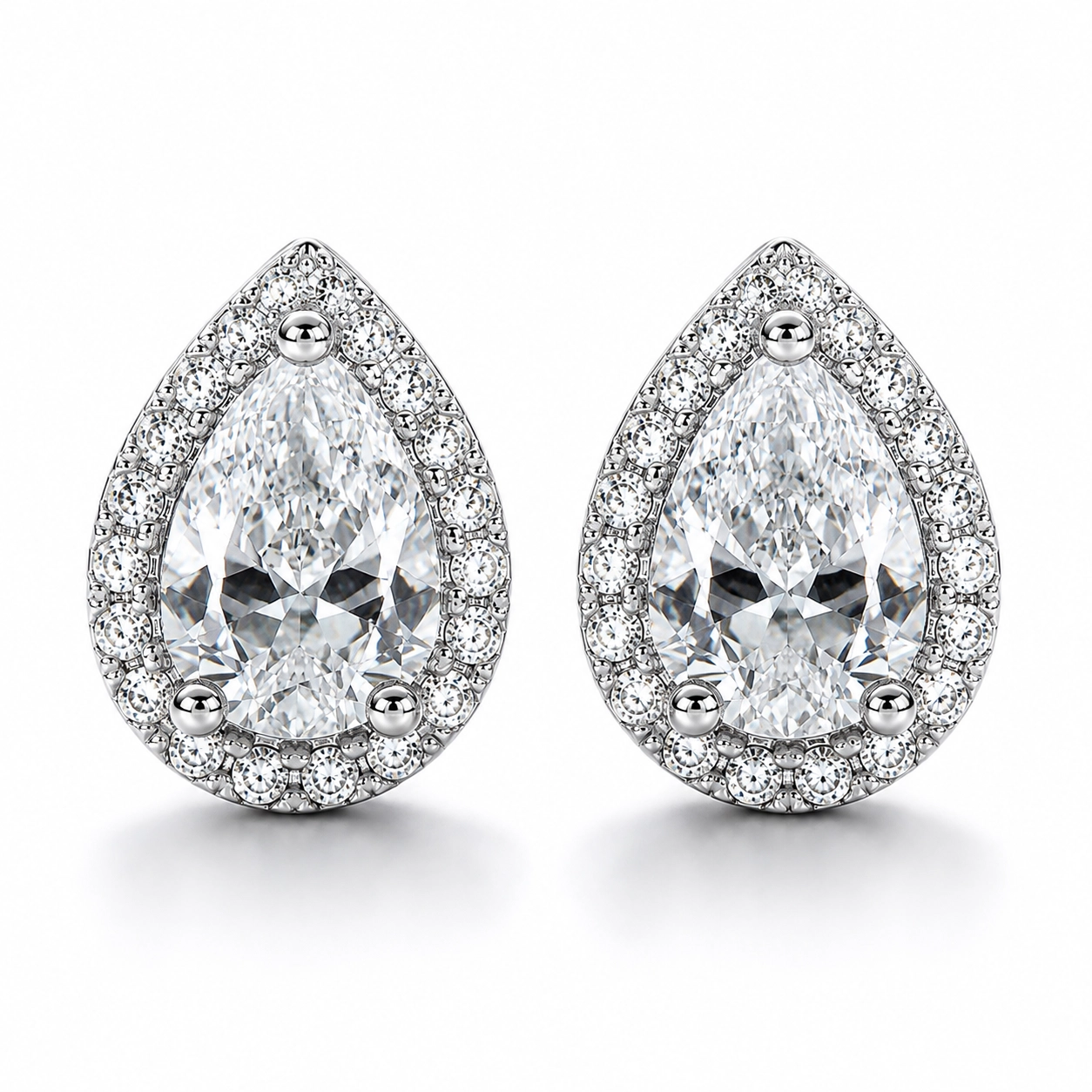 Srebrne naušnice Tear Drop