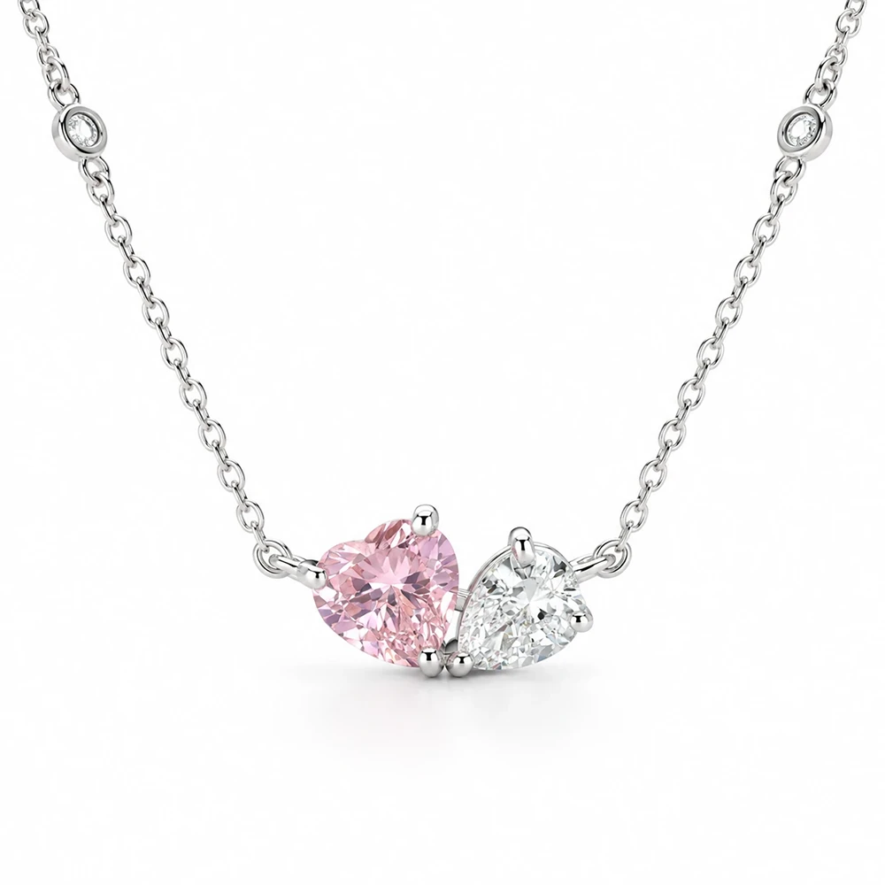 Srebrna ogrlica Sweetheart Drop