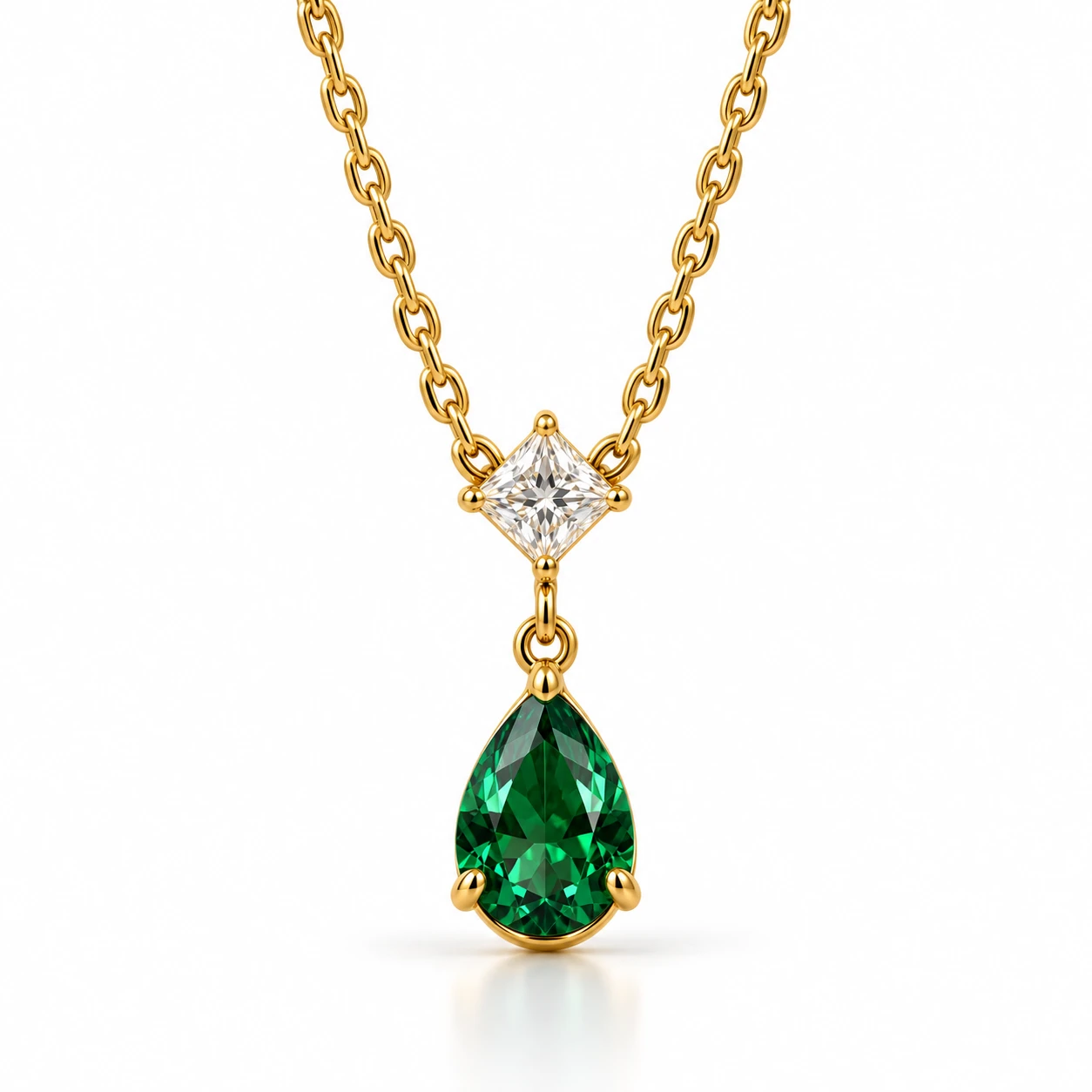 Ogrlica od čelika Emerald Grace
