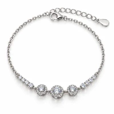 Srebrna narukvica Clarissa - Affinity Silver 