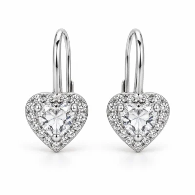 Srebrne naušnice Crystal Cascade - Affinity Silver 