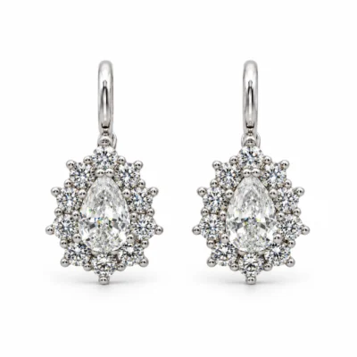 Srebrne naušnice Crystal Royale - Affinity Silver 