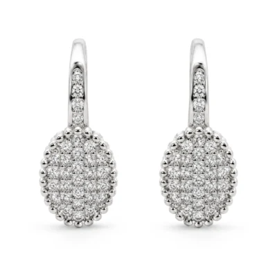 Srebrne naušnice Celestial Drops - Affinity Silver 